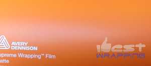 Avery dennison supreme wrapping film matte orange ap2240001